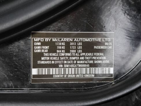 Used 2026 McLaren 750S Spider RWD image 55