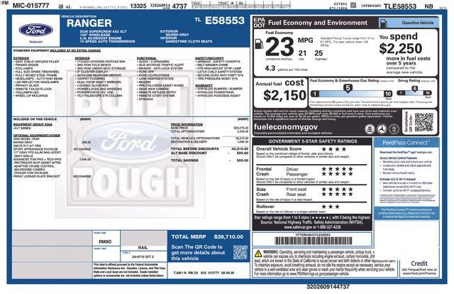 New 2026 Ford Ranger XLT RWD image 4