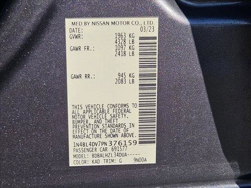 Used 2023 Nissan Altima 2.5 SV image 21