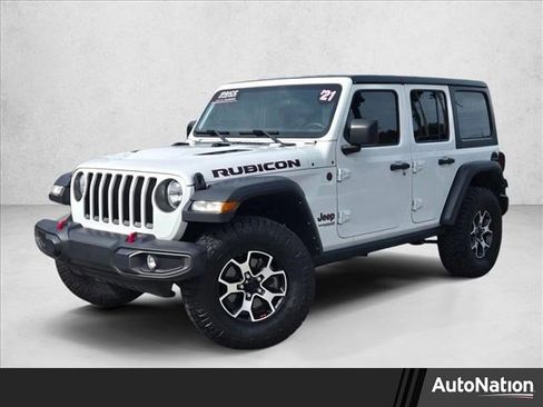 Used 2021 Jeep Wrangler Unlimited Rubicon w/ Cold Weather Group image 1