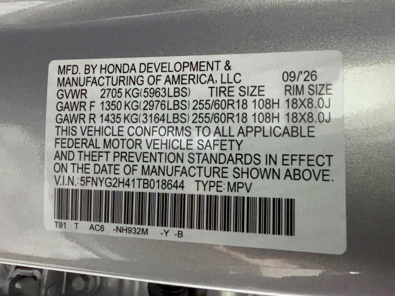 New 2026 Honda Pilot EX-L image 31