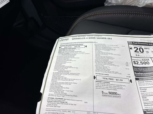 New 2026 Jeep Wrangler Unlimited Sahara AWD/4WD image 9