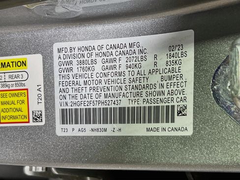 Used 2023 Honda Civic Sport image 29