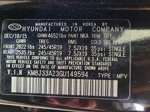 Used 2016 Hyundai Tucson Limited FWD image 33