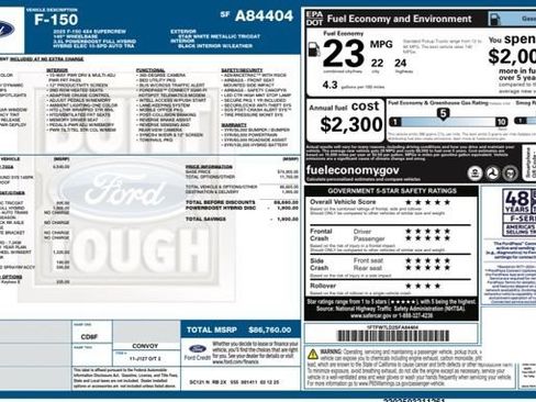 Used 2025 Ford F150 Platinum w/ Equipment Group 702A High AWD/4WD image 17