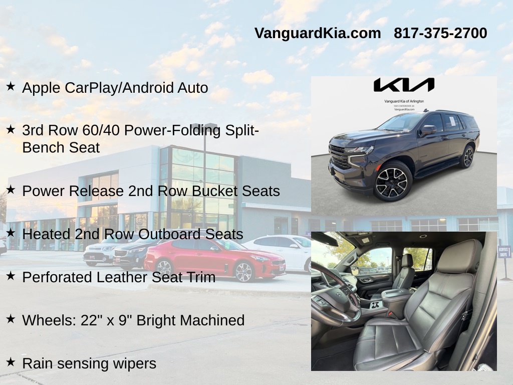 Used 2022 Chevrolet Tahoe RST w/ Luxury Package RWD image 24