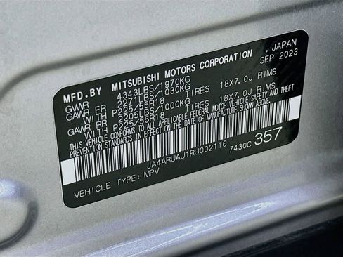 Used 2024 Mitsubishi Outlander Sport ES AWD/4WD image 22