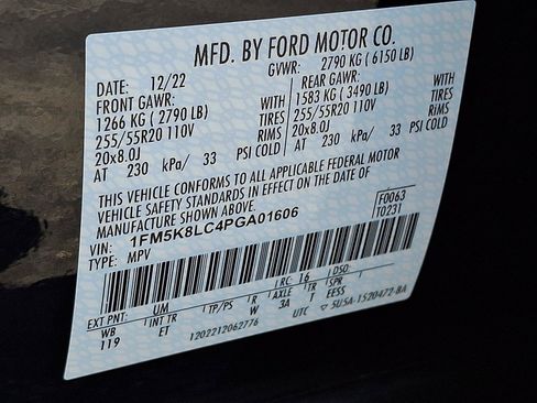 Certified 2023 Ford Explorer King Ranch AWD/4WD image 31