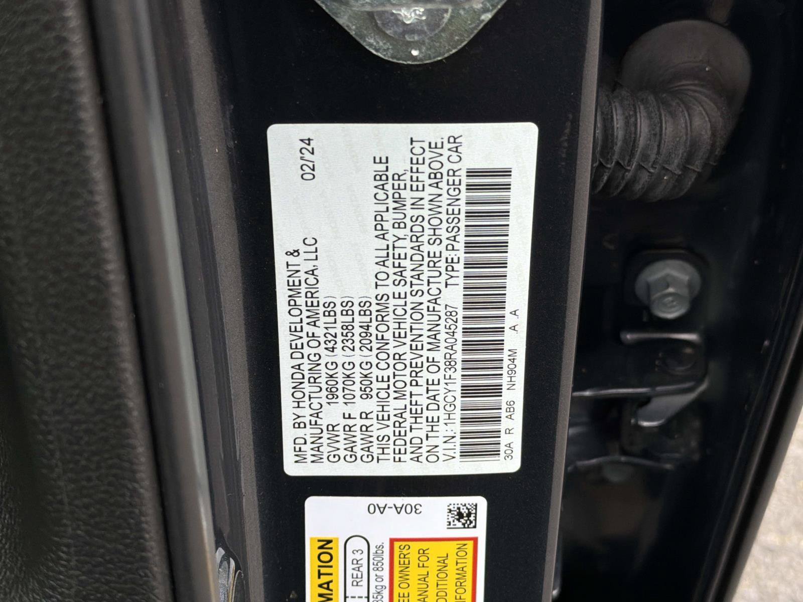 Used 2024 Honda Accord EX image 21