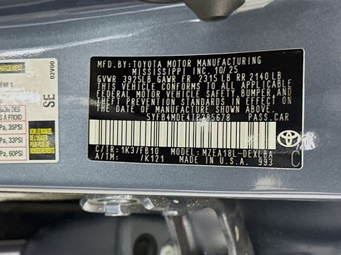 Used 2026 Toyota Corolla LE image 12