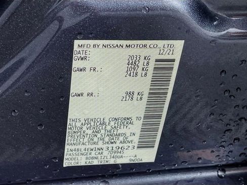 Used 2022 Nissan Altima 2.5 SL image 35