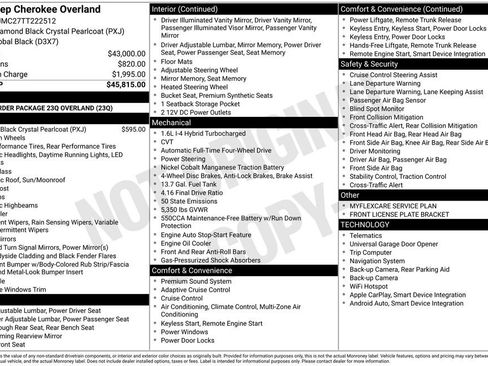 New 2026 Jeep Cherokee Overland image 2