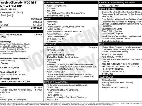 Used 2025 Chevrolet Silverado 1500 RST AWD/4WD image 41