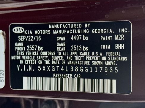 Used 2016 Kia Optima LX w/ LX Convenience Package image 39