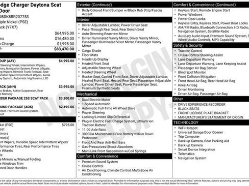 Used 2024 Dodge Charger Daytona Scat Pack w/ Plus Group AWD/4WD image 33