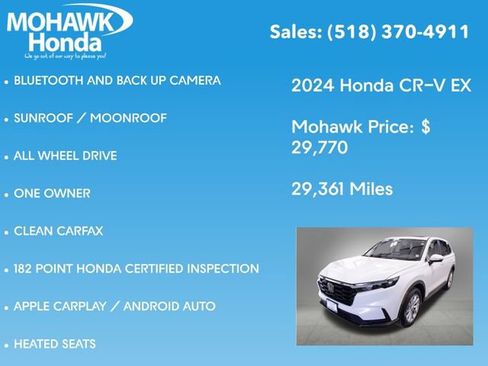 Certified 2024 Honda CR-V EX image 8