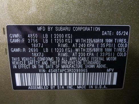 Used 2024 Subaru Outback Touring AWD/4WD image 58