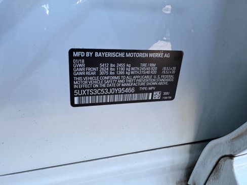 Used 2018 BMW X3 M40i AWD/4WD image 54