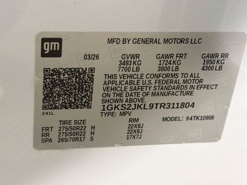 Used 2026 GMC Yukon XL Denali w/ Denali Reserve Package AWD/4WD image 40