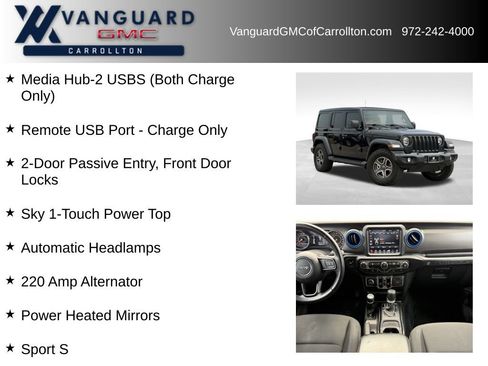 Used 2022 Jeep Wrangler Unlimited Sport w/ Sun And Sound Package AWD/4WD image 18