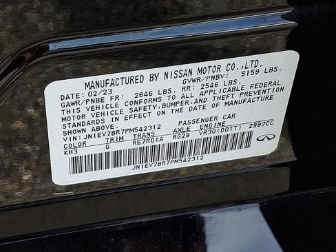 Used 2023 INFINITI Q50 Luxe w/ Cargo Package AWD/4WD image 29
