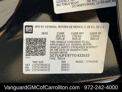 New 2026 GMC Sierra 1500 AT4X AWD/4WD image 25