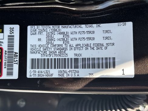 Used 2021 Toyota Tundra 1794 Edition image 35