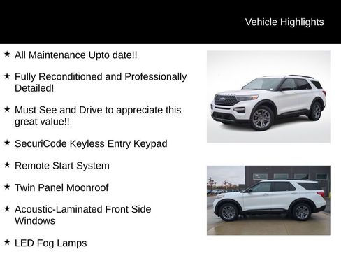 Certified 2022 Ford Explorer XLT w/ Equipment Group 202A image 21