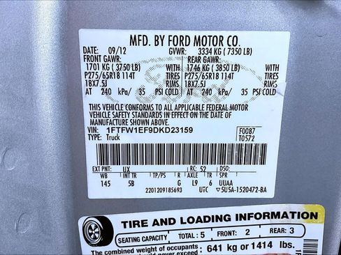 Used 2013 Ford F150 FX4 w/ Luxury Equipment Group image 33