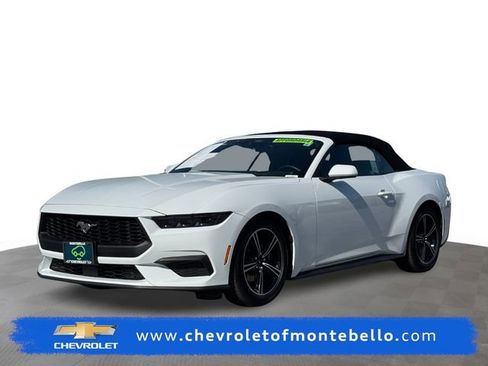 Used 2025 Ford Mustang Convertible RWD image 1
