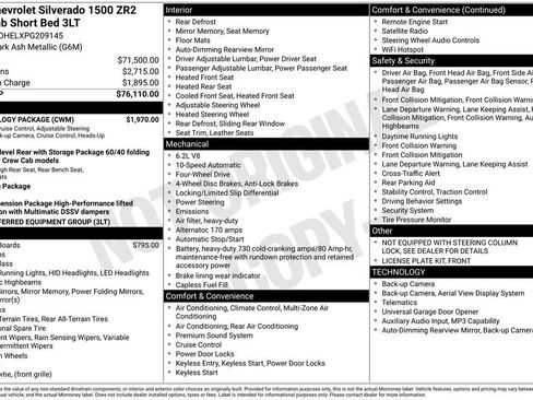 Used 2023 Chevrolet Silverado 1500 ZR2 w/ Technology Package image 27