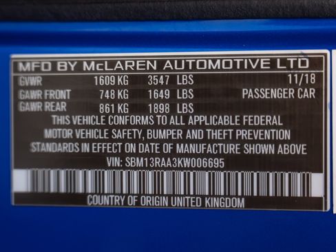 Used 2019 McLaren 600LT RWD image 18