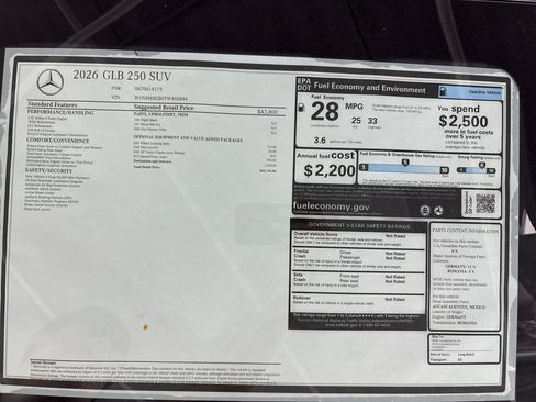 Certified 2026 Mercedes-Benz GLB 250 image 31