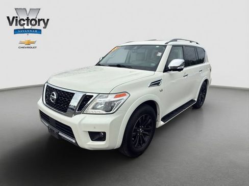 Used 2020 Nissan Armada Platinum w/ Captain's Chairs Package AWD/4WD image 3