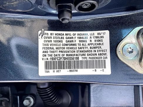 Used 2017 Honda Civic EX image 16