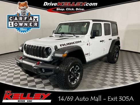 Used 2024 Jeep Wrangler Unlimited Rubicon w/ Technology Group AWD/4WD image 1