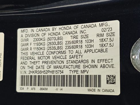 Certified 2023 Honda CR-V Sport image 34