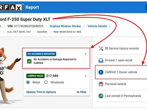 Used 2015 Ford F250 XLT w/ XLT Premium Package image 2