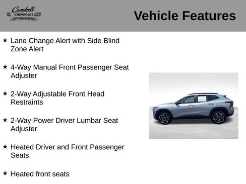 Used 2025 Chevrolet Trax RS w/ Sunroof Package FWD image 16