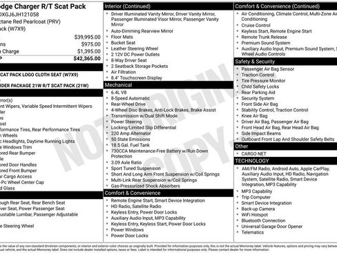 Used 2018 Dodge Charger R/T Scat Pack RWD image 4