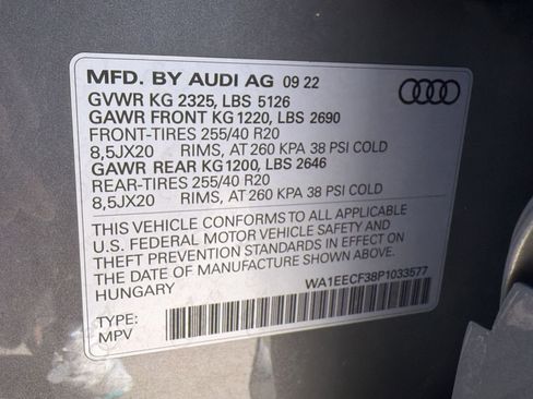 Certified 2023 Audi Q3 2.0T Premium Plus w/ Premium Plus Package AWD/4WD image 20