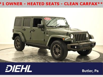 Used 2016 Jeep Wrangler Unlimited Sahara