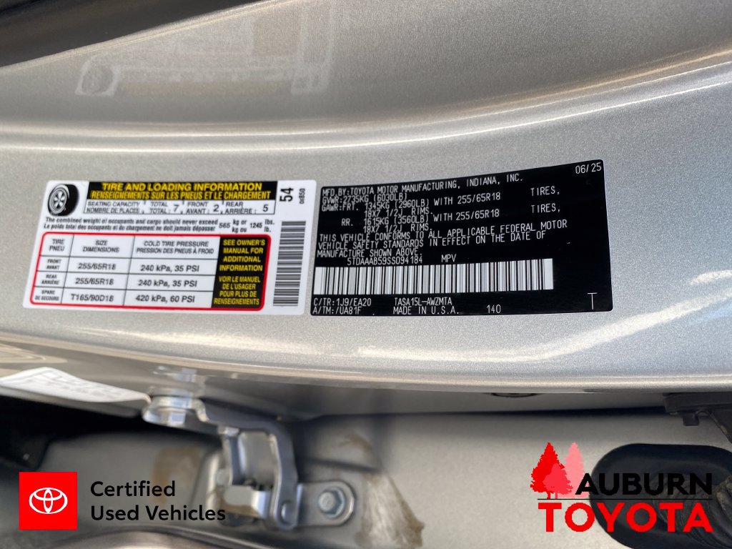 Certified 2025 Toyota Grand Highlander AWD image 26