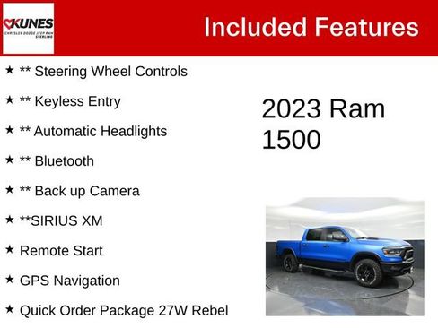 Used 2023 RAM 1500 Rebel w/ Night Edition AWD/4WD image 5