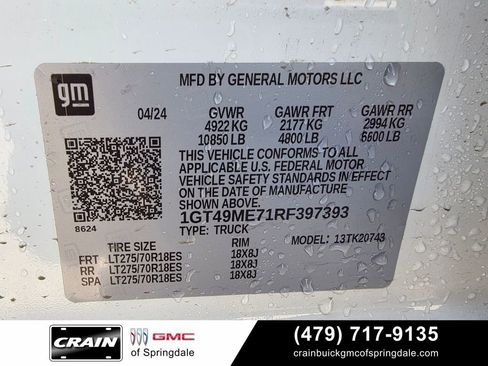 Used 2024 GMC Sierra 2500 SLE w/ SLE Value Package; AWD/4WD image 30