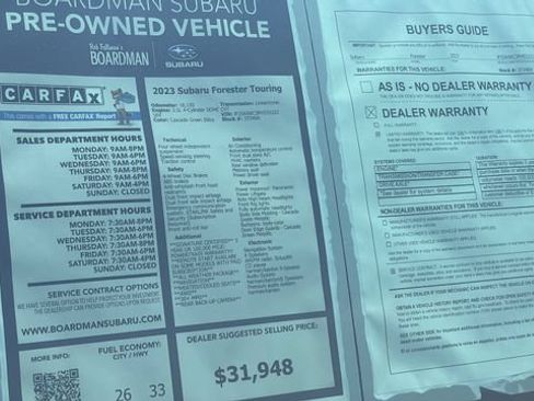 Used 2023 Subaru Forester Touring AWD/4WD image 28