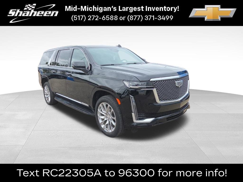 Used 2023 Cadillac Escalade ESV Premium Luxury w/ LPO, Radiant Package AWD/4WD 360° Tour