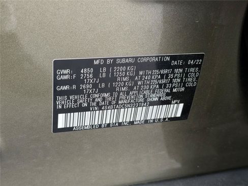 Used 2022 Subaru Outback Premium AWD/4WD image 32