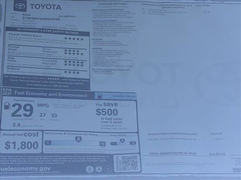 New 2025 Toyota RAV4 XLE image 24