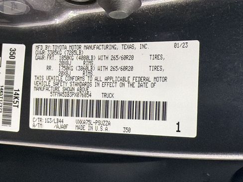 Used 2023 Toyota Tundra 1794 Edition AWD/4WD image 28